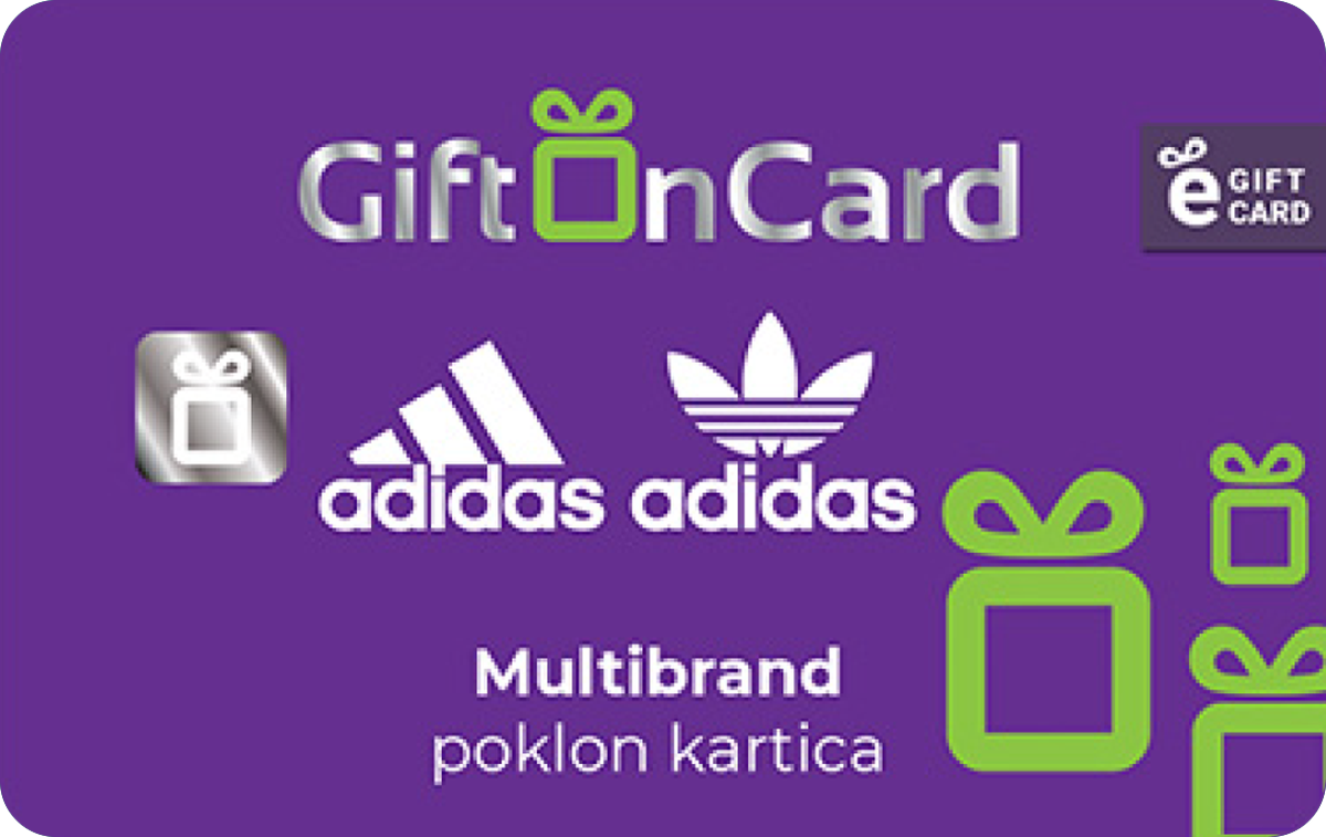 Adidas Serbia Gift Card available in Various Countries with options of Дин.500.0, Дин.1000.0, Дин.2500.0. Perfect for shopping and gifts. један од најпознатијих светских брендова спортске ...