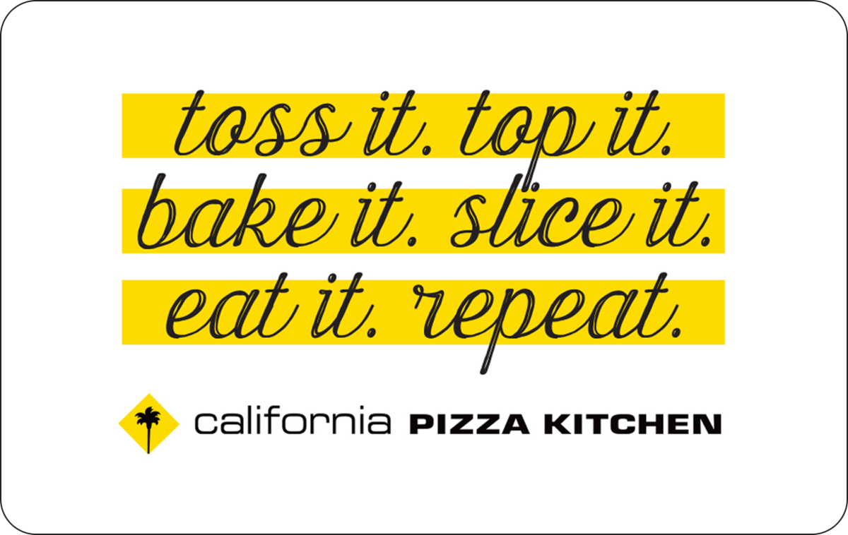 California Pizza Kitchen, Inc Gift Card available in United States with options of $5.0 - $500.0. Perfect for shopping and gifts. California Pizza Kitchen is a casual-dining restau...