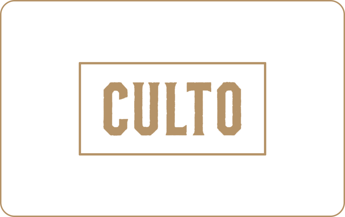 Culto Mexico Gift Card available in Various Countries with options of $300.0, $500.0. Perfect for shopping and gifts. Certificado de Regalo para tienda física o digital...