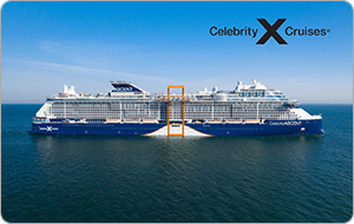 Celebrity Cruises Gift Card available in United States with options of $50.0, $100.0, $250.0, $500.0. Perfect for shopping and gifts. Celebrity is an award-winning resort at sea where ...