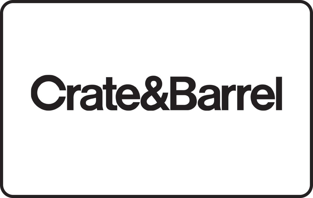 Crate and Barrel Gift Card available in United States with options of $10 - $1000. Perfect for shopping and gifts. For furniture, home decor, gifts, housewares, regi...