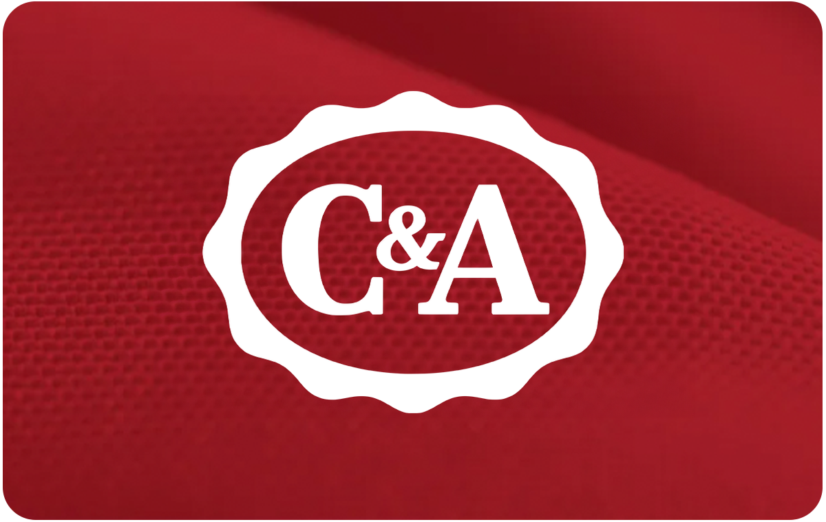 C&A Germany Gift Card available in Germany with options of €10.0, €50.0. Perfect for shopping and gifts. Führende multinationale Mode-Einzelhandelskette mi...