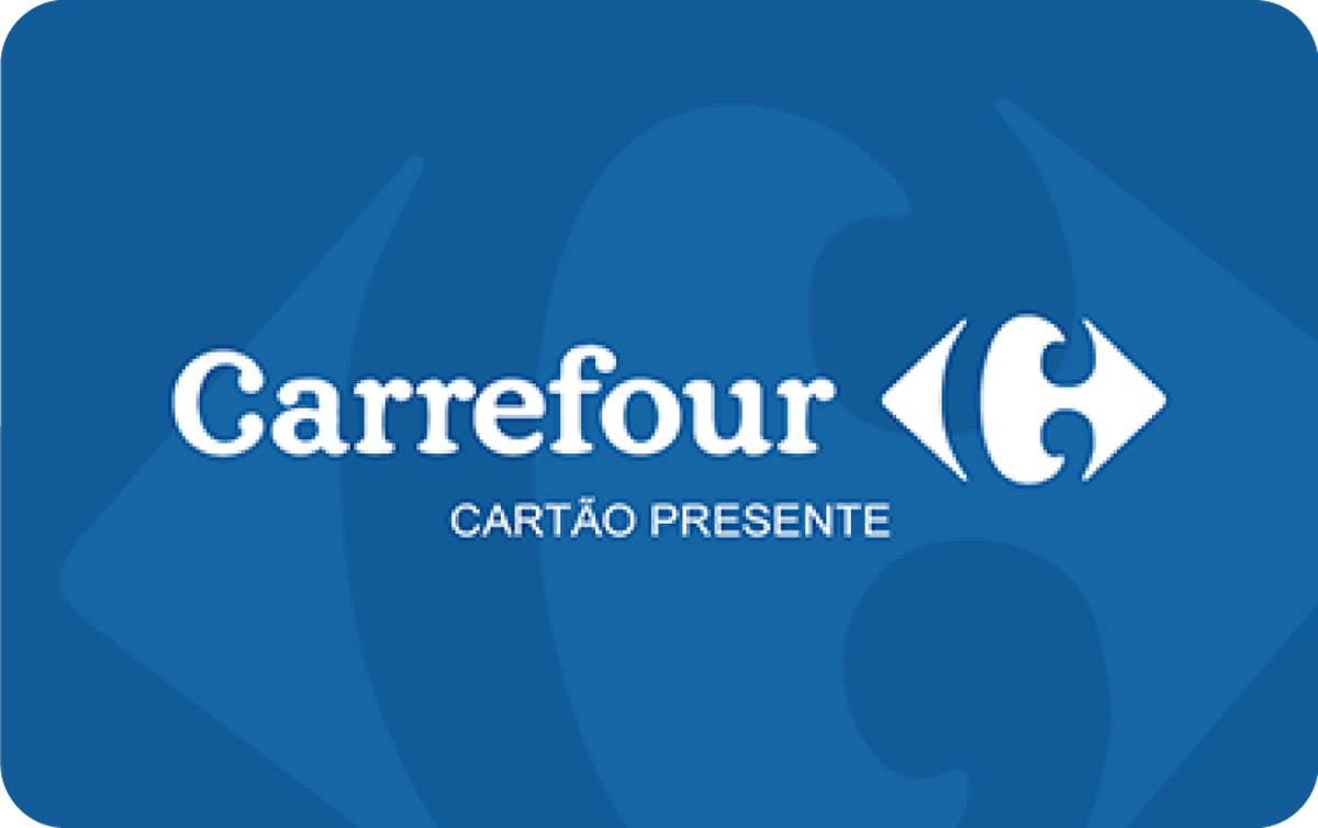 Carrefour Brazil Gift Card available in Various Countries with options of R$20.0, R$50.0, R$100.0. Perfect for shopping and gifts. O site do Carrefour é diferente de tudo o que você...