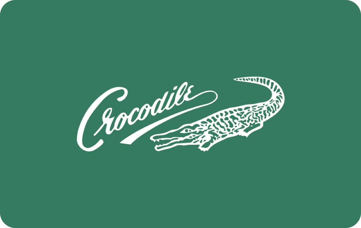 Crocodile Bangladesh Gift Card available in Various Countries with options of BDT100.0, BDT250.0, BDT1000.0, BDT10000.0. Perfect for shopping and gifts. An international fashion brand in Bangladesh. You ...