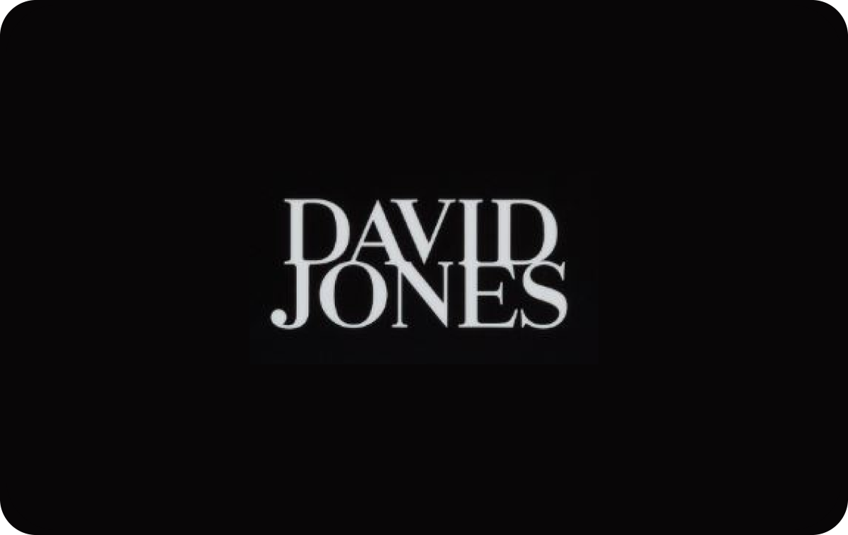 David Jones New Zealand Gift Card available in Various Countries with options of $25.0, $30.0, $50.0. Perfect for shopping and gifts. David Jones offers an unparalleled portfolio of lo...