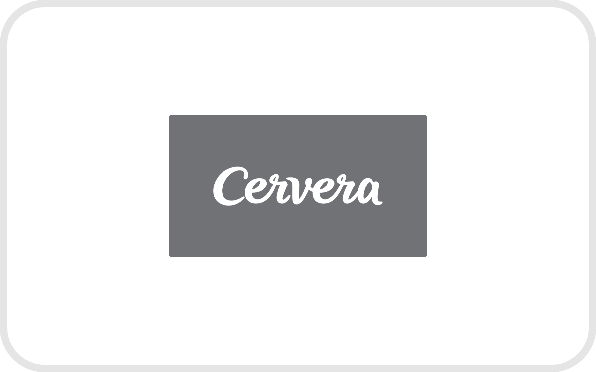 Cervera Sweden Gift Card available in Various Countries with options of kr100.0, kr200.0, kr500.0, kr1000.0. Perfect for shopping and gifts. Ett presentkort – till den som älskar att laga & b...