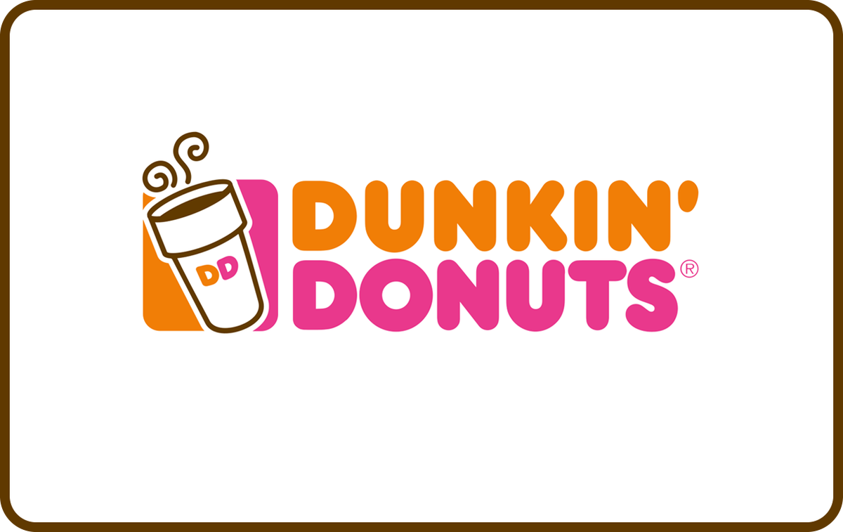 Dunkin Donuts Colombia Gift Card available in Various Countries with options of $5000.0, $10000.0, $25000.0. Perfect for shopping and gifts. Dunkin’ Donuts es una compañía multinacional muy f...