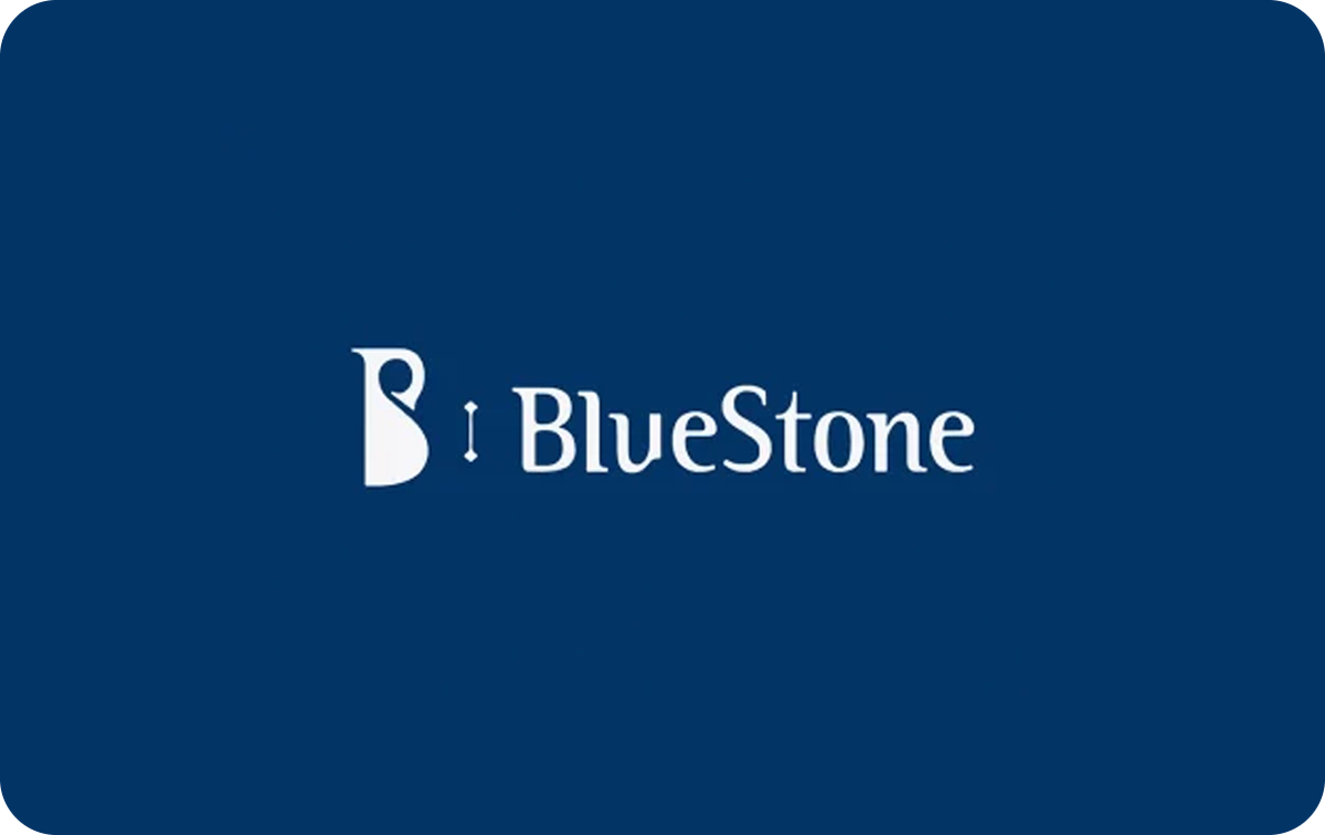 Bluestone India Gift Card available in India with options of ₨500 - ₨50000. Perfect for shopping and gifts. ब्लूस्टोन गिफ्ट कार्ड के साथ अपने प्रियजनों को उनक...