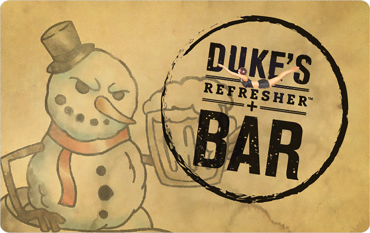 Duke’s Refresher® + Bar Gift Card available in Canada with options of $10 - $300. Perfect for shopping and gifts. Duke’s Refresher se caractérise par son service de...