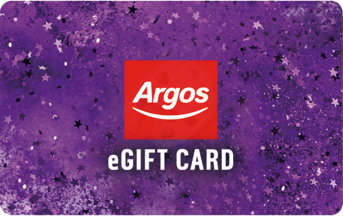 Argos Gift Card available in United Kingdom with options of £1 - £500. Perfect for shopping and gifts. 50,000 products, 1 eGift Card. The new Argos eGift...