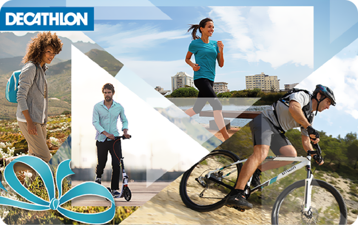 Decathlon Gift Card available in United Kingdom with options of £2 - £250. Perfect for shopping and gifts. Decathlon‘s motto of making sport accessible for t...