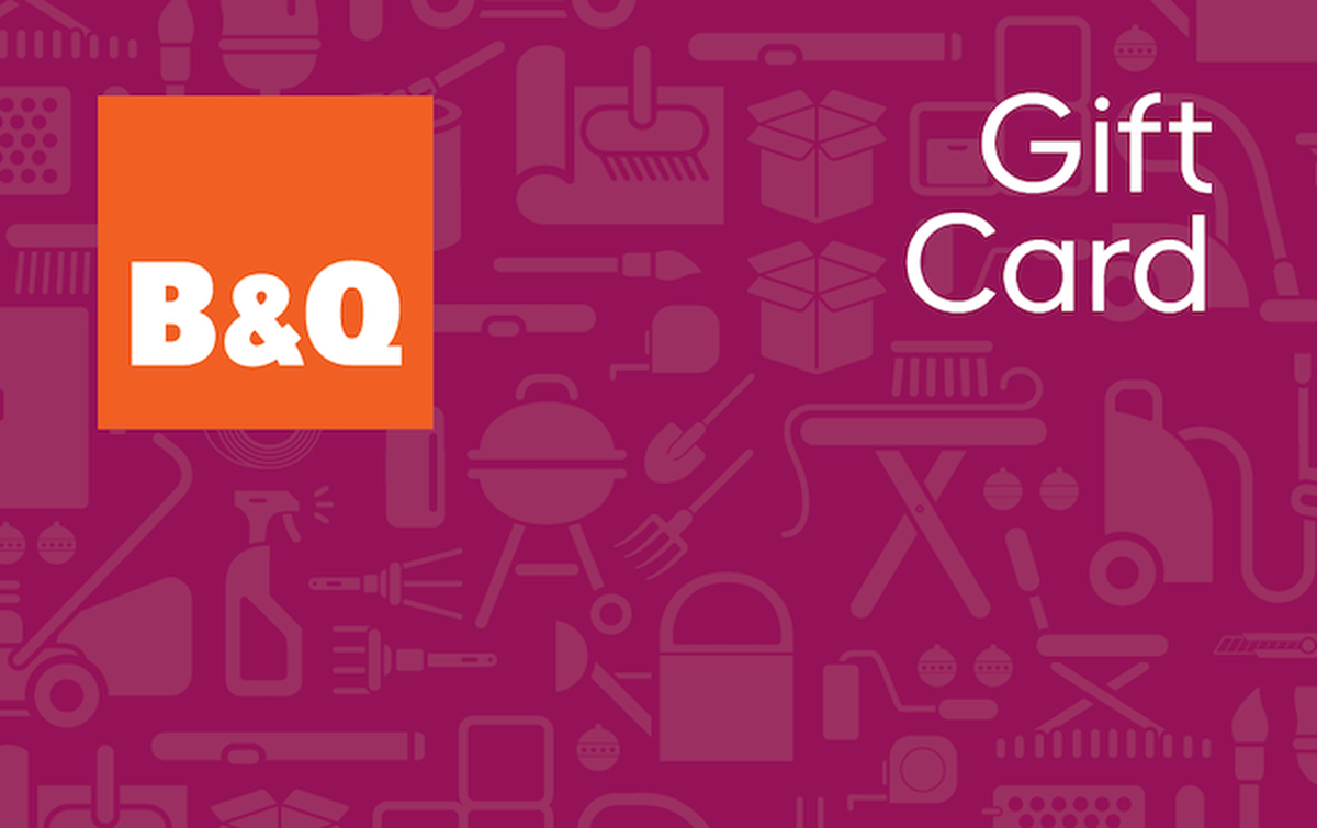 B&Q UK Gift Card available in United Kingdom with options of £5 - £1000. Perfect for shopping and gifts. With nearly 300 stores in the UK and Ireland, the ...