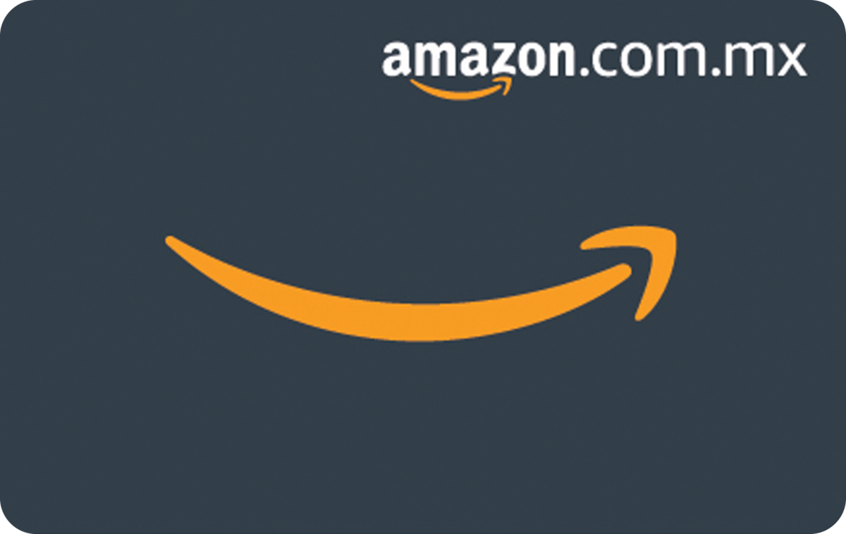 Amazon.com.mx Gift Card available in Various Countries with options of $50 - $20000. Perfect for shopping and gifts. Use su Tarjeta de regalo de Amazon México para lib...