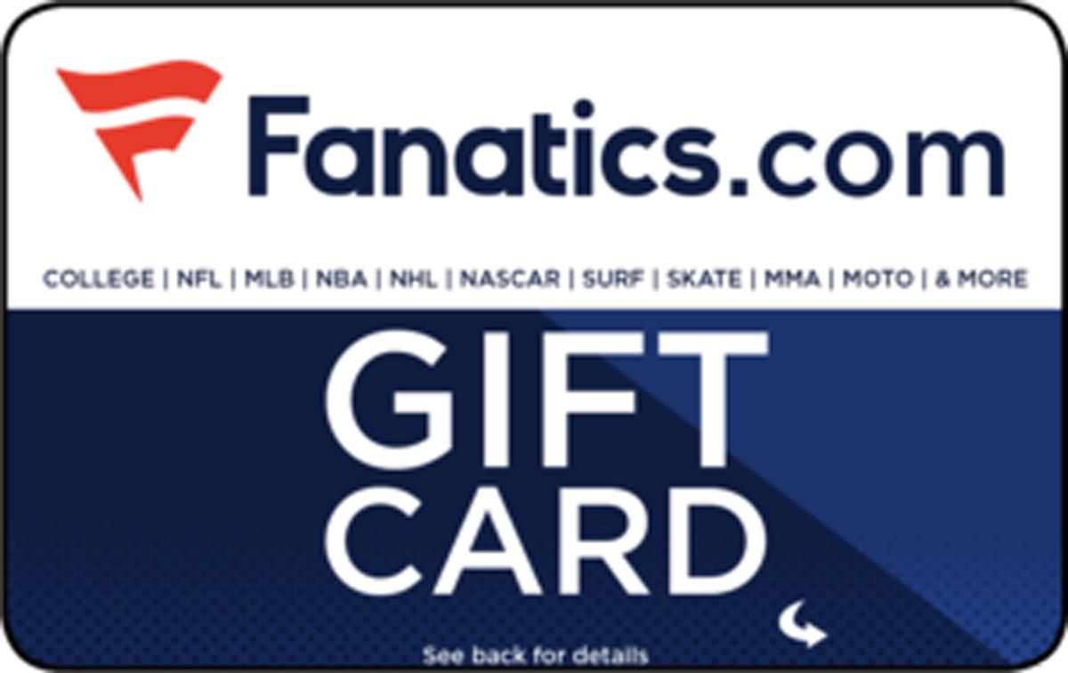 Fanatics Gift Card available in United States with options of $25.0, $50.0, $100.0. Perfect for shopping and gifts. Fanatics offers the world's largest collection of ...