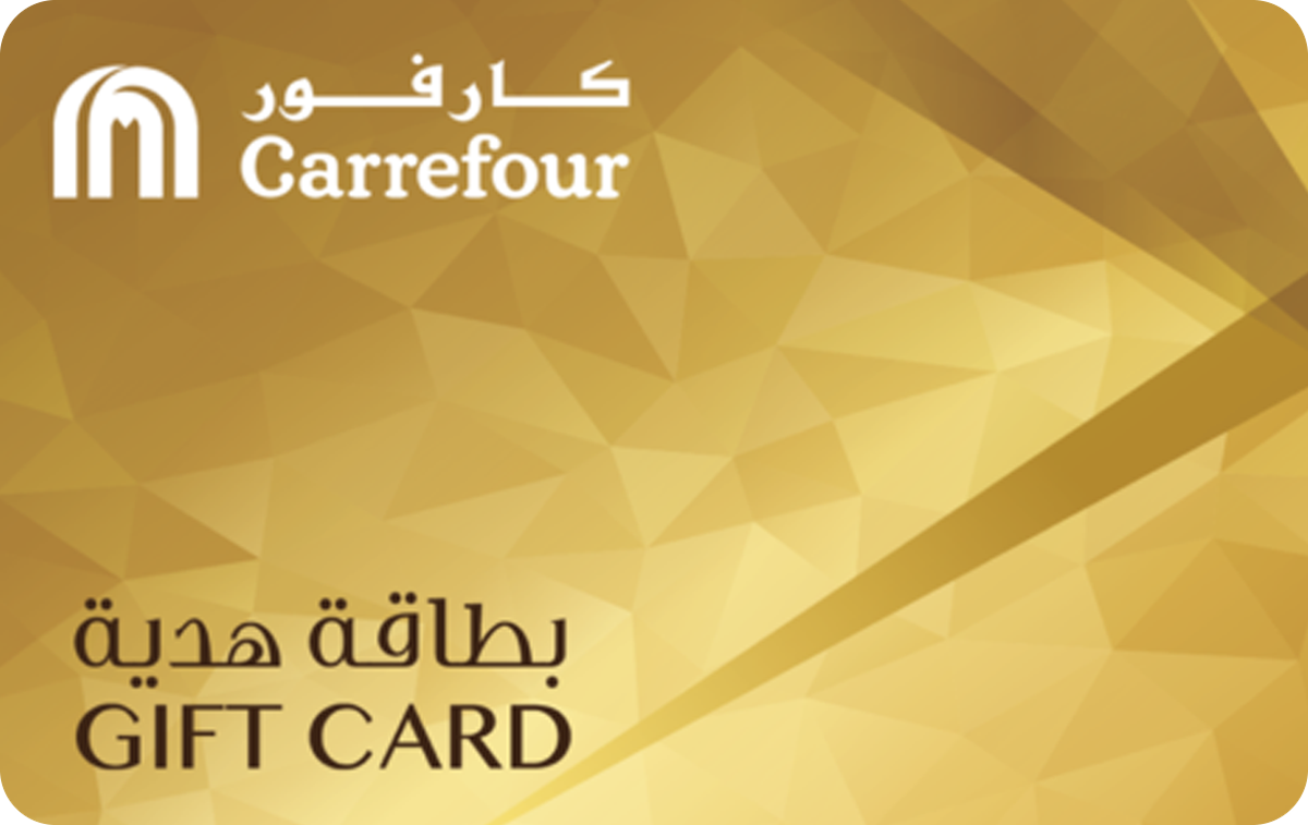 Carrefour Saudi Arabia Gift Card available in Various Countries with options of ﷼50.0, ﷼100.0, ﷼200.0. Perfect for shopping and gifts. يعد Carrefour إحدى أكبر سلاسل الأسواق المركزية الض...